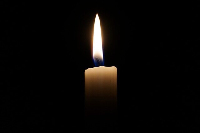 candle a lit candle
