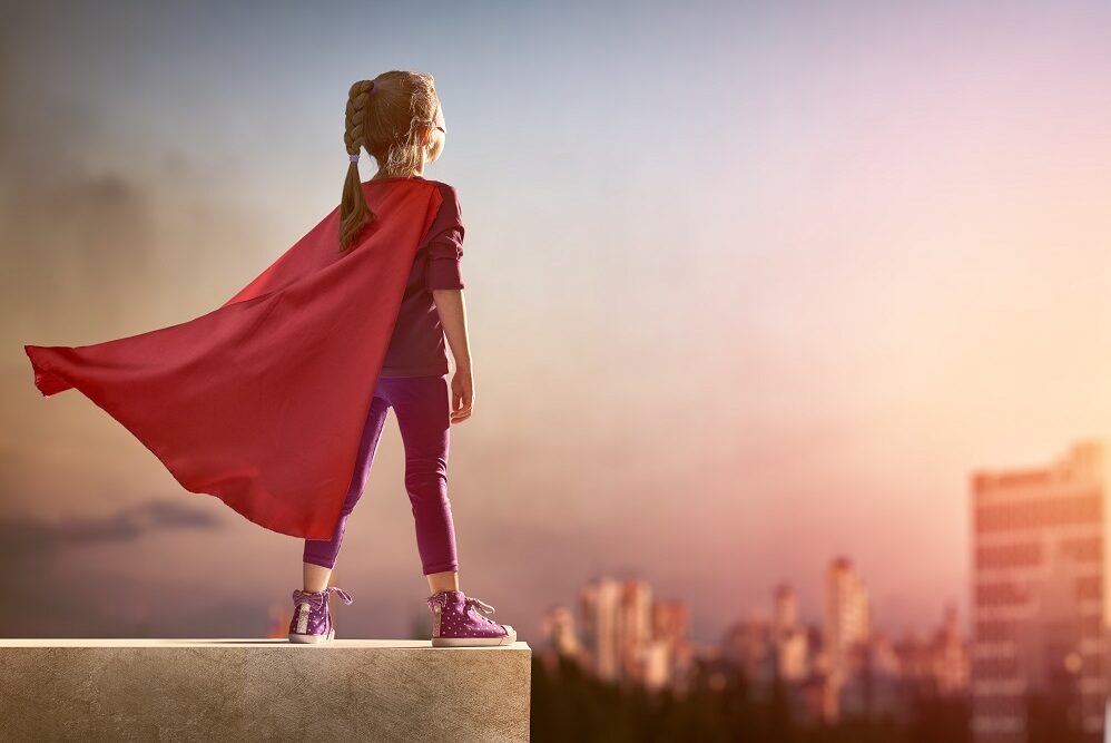 Safeguarding Child in a cape